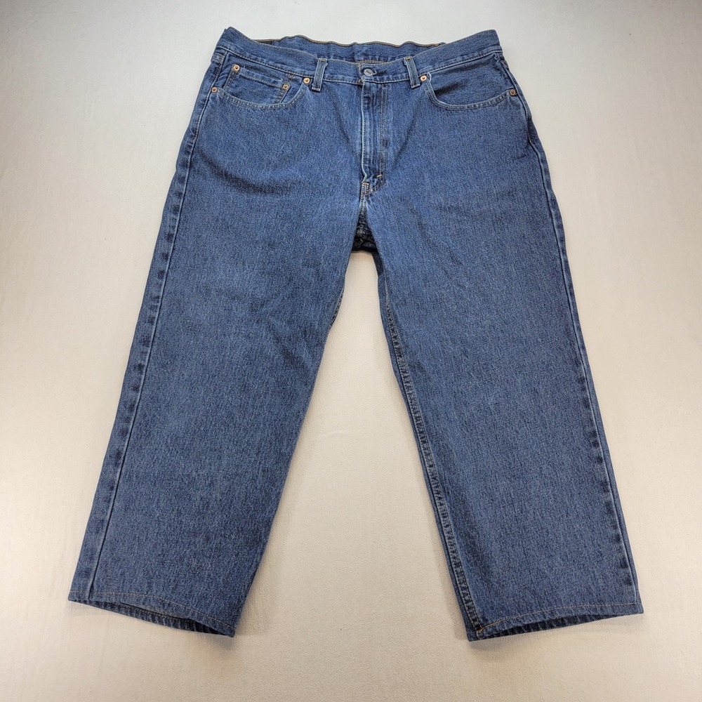 Levi's 550 Relaxed Fit Jeans Mens 38x24* Blue Tapered Leg Medium Wash Denim